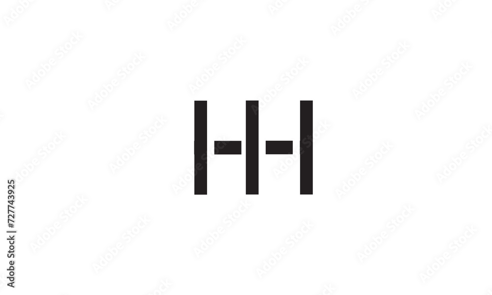 HH, H , HH Abstract Letters Logo Monogram HH, H , HH Abstract Letters Logo Monogram