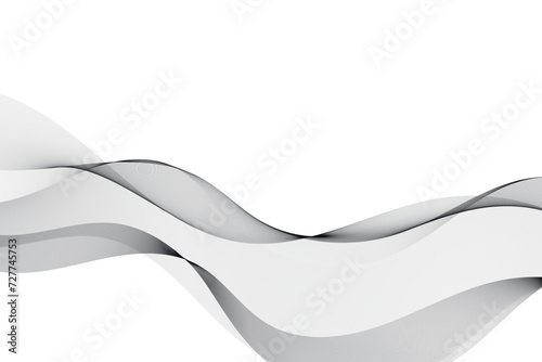 Black wavy lines abstract background