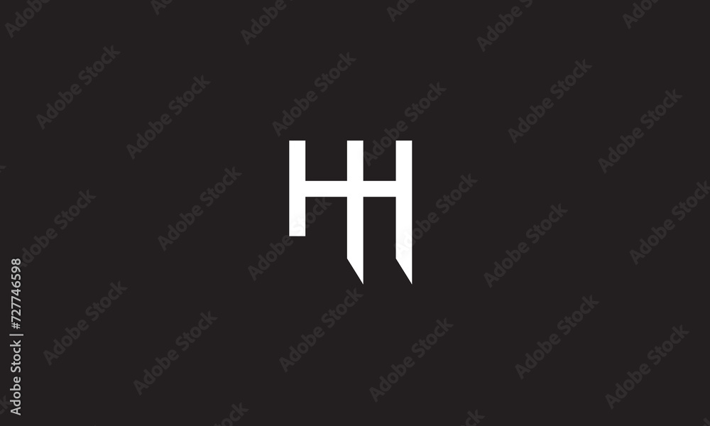 HH, H , HH Abstract Letters Logo Monogram HH, H , HH Abstract Letters Logo Monogram