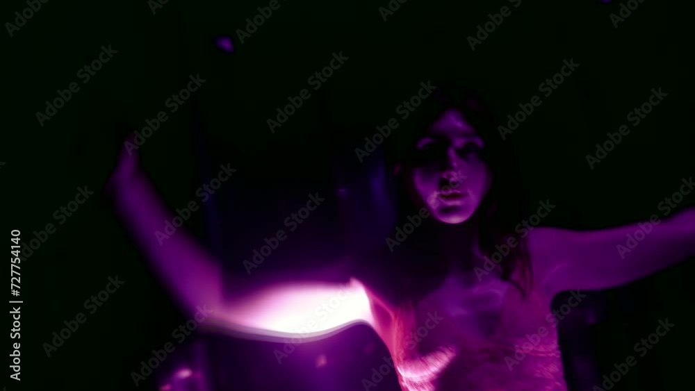delightful young woman in sexy lace lingerie dancing in darkness, beautiful lady moving seductively delightful young woman in sexy lace lingerie dancing in darkness, beautiful lady moving seductively