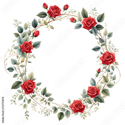 red-rose-floral-frame-floating-in-a-void-minimalist-aesthetic-high-resolution-photography-focus