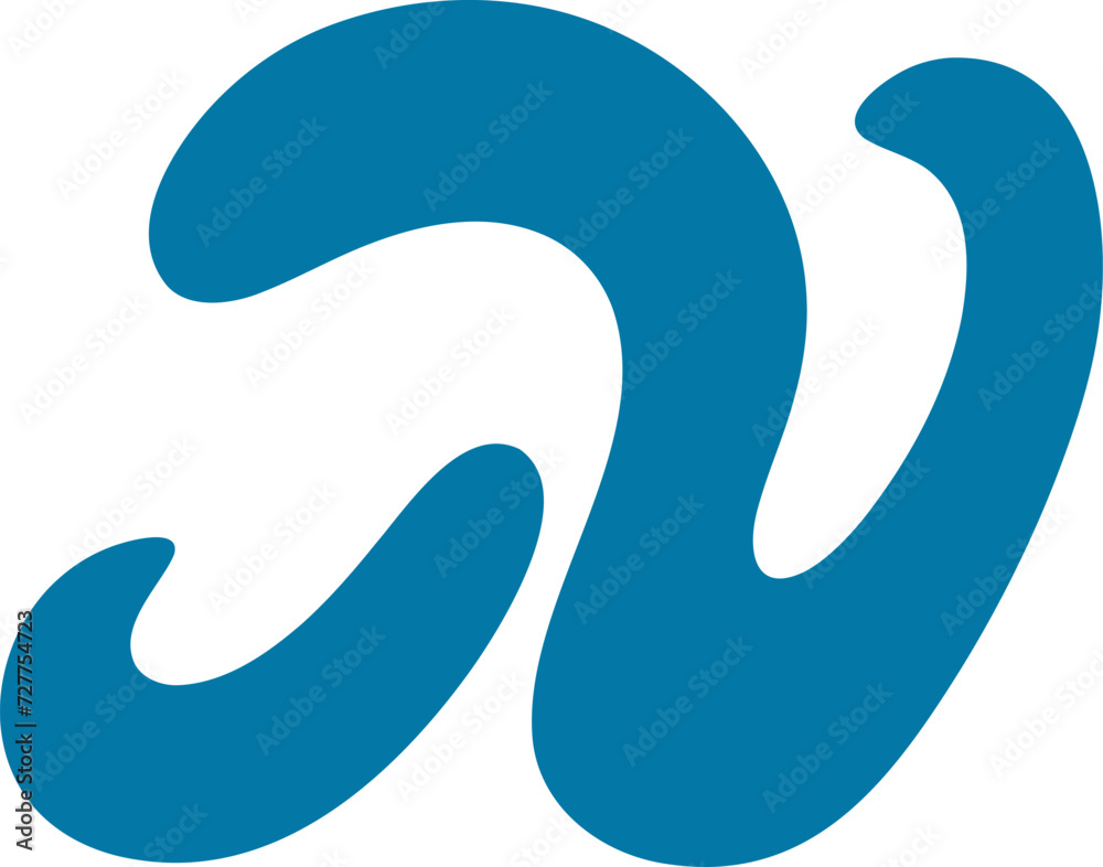Sea waves silhouette illustration. Wave shape design element Sea waves silhouette illustration. Wave shape design element
