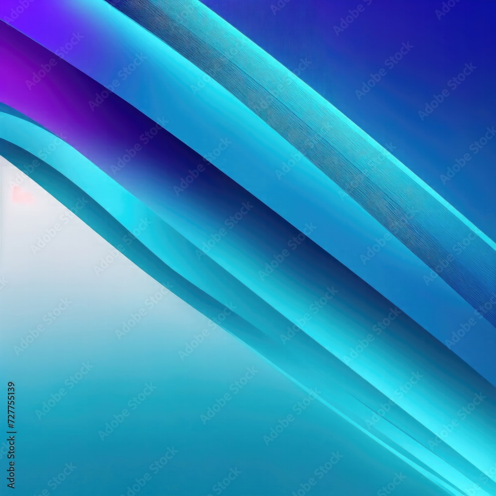 Fototapeta premium Abstract Cyan and Colorful gradient 3D bar line background