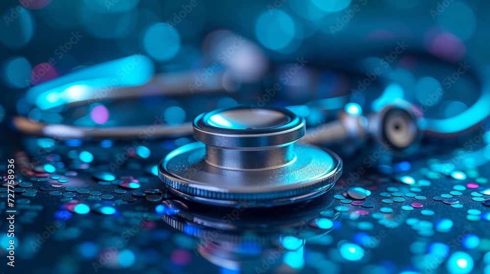Healthcare wallpaper with focus Generative AI Healthcare wallpaper with focus Generative AI