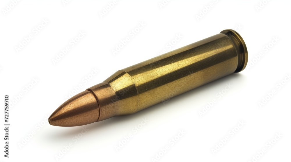 Colored rifle bullet profile view Generative AI Colored rifle bullet profile view Generative AI