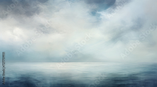 An abstract seascape inspired by the works.