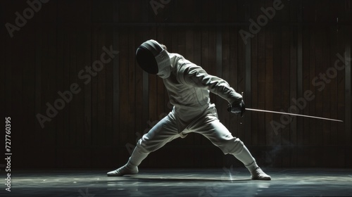 Fencer in Motion Generative AI © AlexandraRooss
