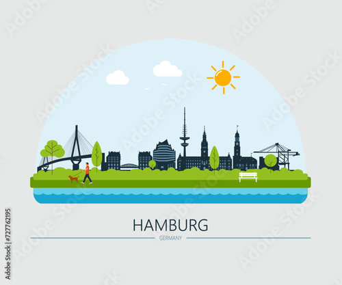 Hamburg Skyline