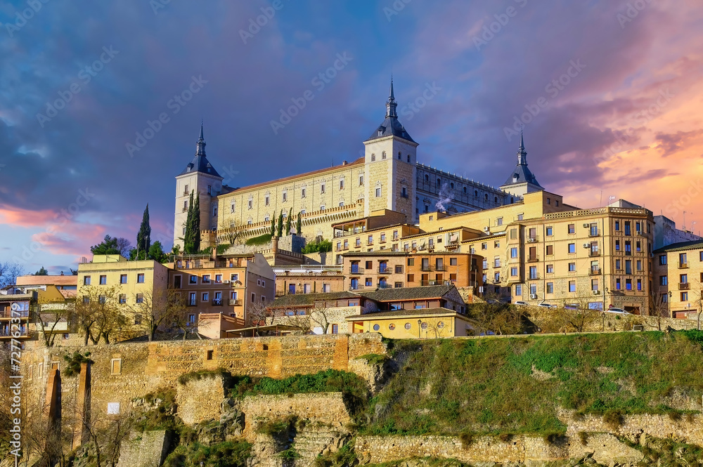 Fototapeta premium Medieval Alcazar of Toledo, Spain
