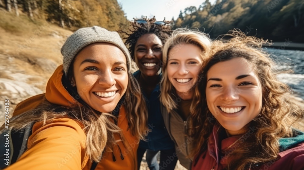 Friends in Nature Adventure Travel and Hiking Generative AI Friends in Nature Adventure Travel and Hiking Generative AI