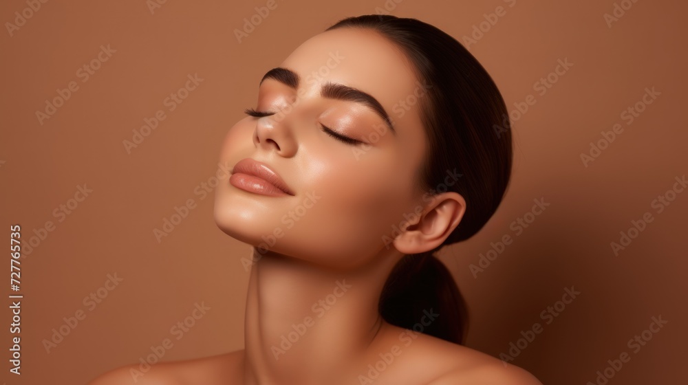 Beauty and Female Portrait - Stock Image Generative AI Beauty and Female Portrait - Stock Image Generative AI