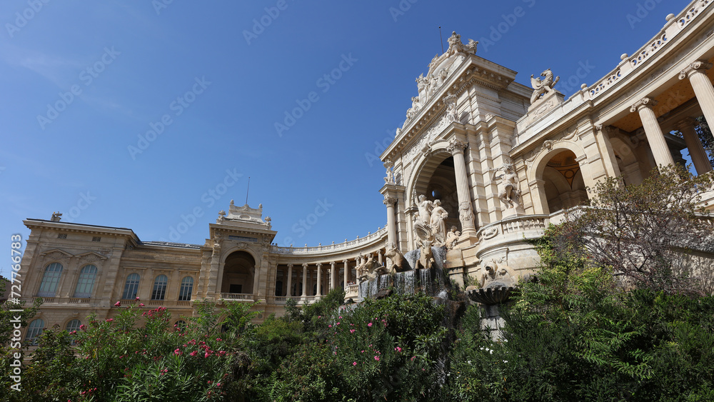 Obraz premium Palacio Longchamp, Marsella, Francia