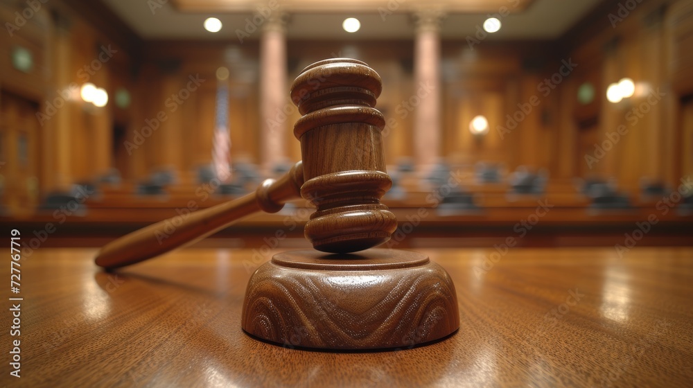 Courtroom Scene with Judge Gael Generative AI Courtroom Scene with Judge Gael Generative AI