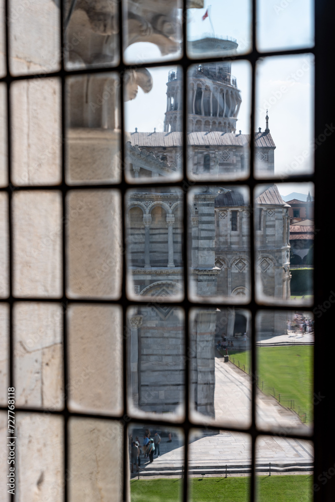 Cathedral, baptistery and famous leaning tower of Pisa Cathedral, baptistery and famous leaning tower of Pisa