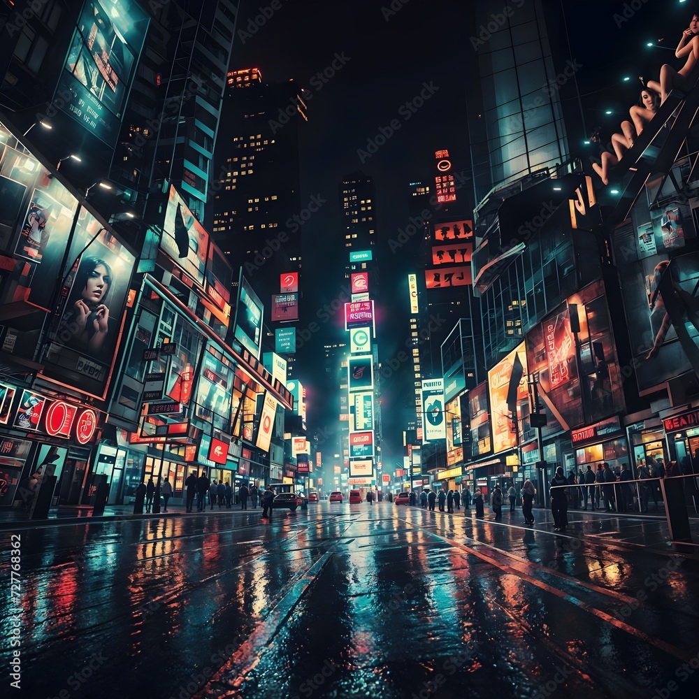 Times Square At Night 
