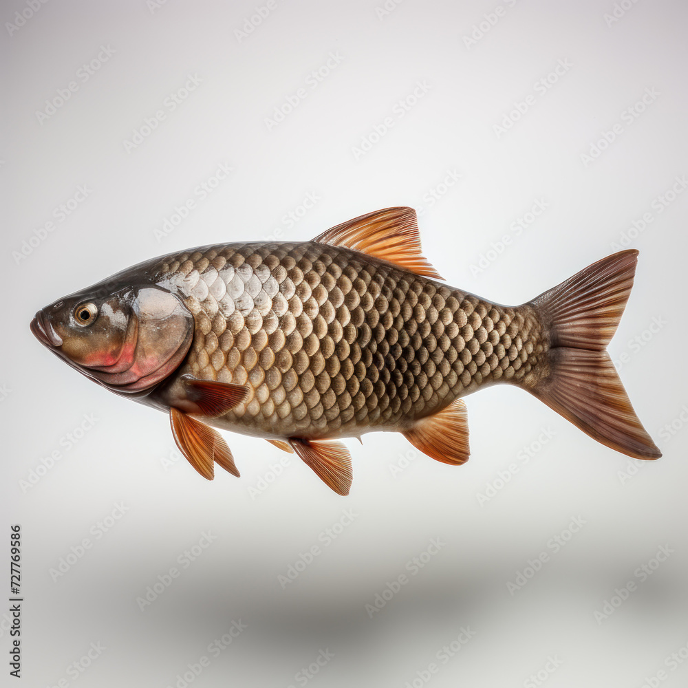 fish on white background fish on white background