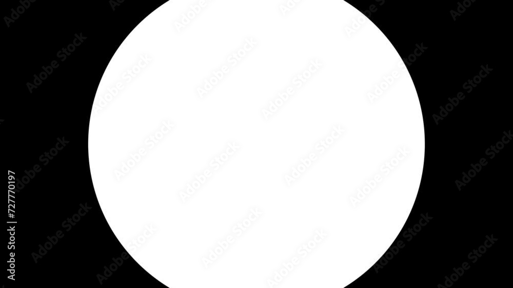 Circles, bouncing balls trasition masks set