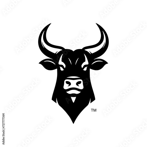 The bull head logo symbol icon