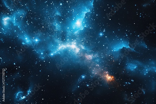 Abstract galaxy space background  © kramynina