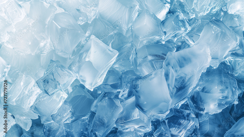 Ice cold texture background. Cracked and scattered ice pieces. Ice cold texture background. Cracked and scattered ice pieces.