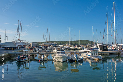 The marina in the coastal town of Medulin in Istria, north west Croatia © dragoncello