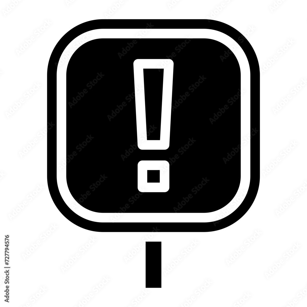 Exclamation Mark Sign Warning About An Emergency Exclamation Mark Sign Warning About An Emergency