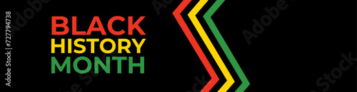 African-Americans Black history month lettering with colorful geomatric shapes background. Poster, cover, flyer, brochure, website, backdrop, card, banner, background. vector illustration