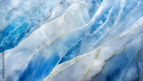Niebieski marmur, pastelowe tło efekt lodu