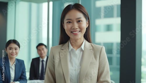 Professional, confident Asian business woman.