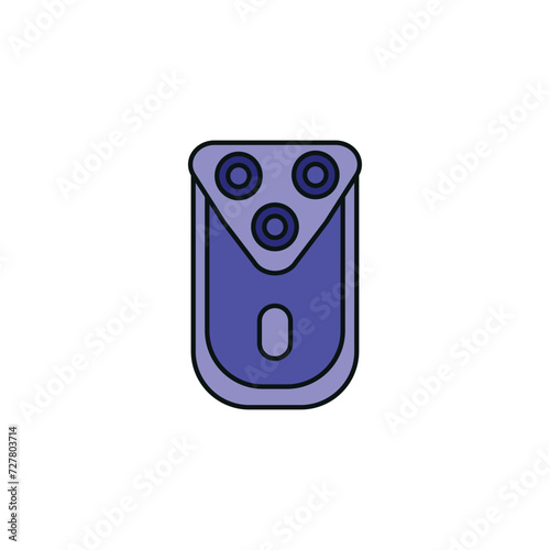 skin razor vector type icon