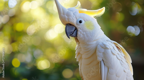 close up of Cockatoo in wild photo