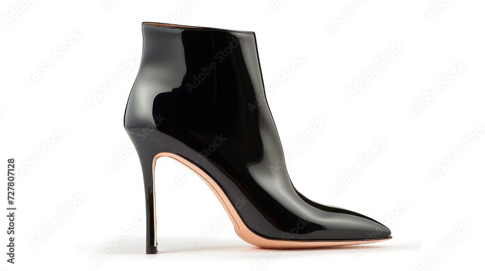 Elegant Black Leather High Heel Ankle Boots for Sophisticated Style and Comfort Elegant Black Leather High Heel Ankle Boots for Sophisticated Style and Comfort