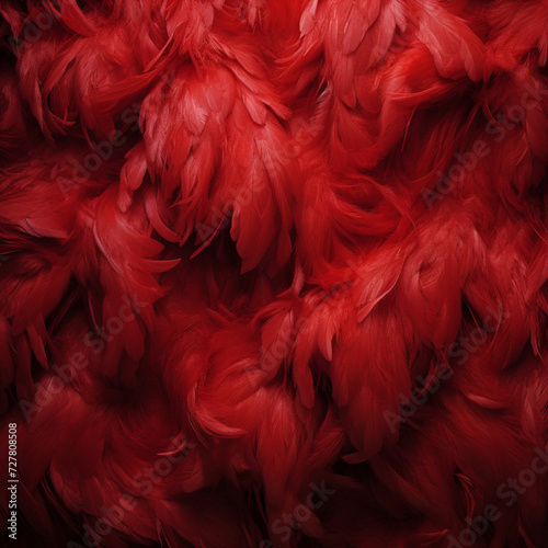 red feathers background © matildica2