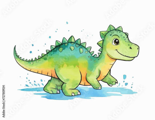 Cartoon Cute dinosaurs cartoon