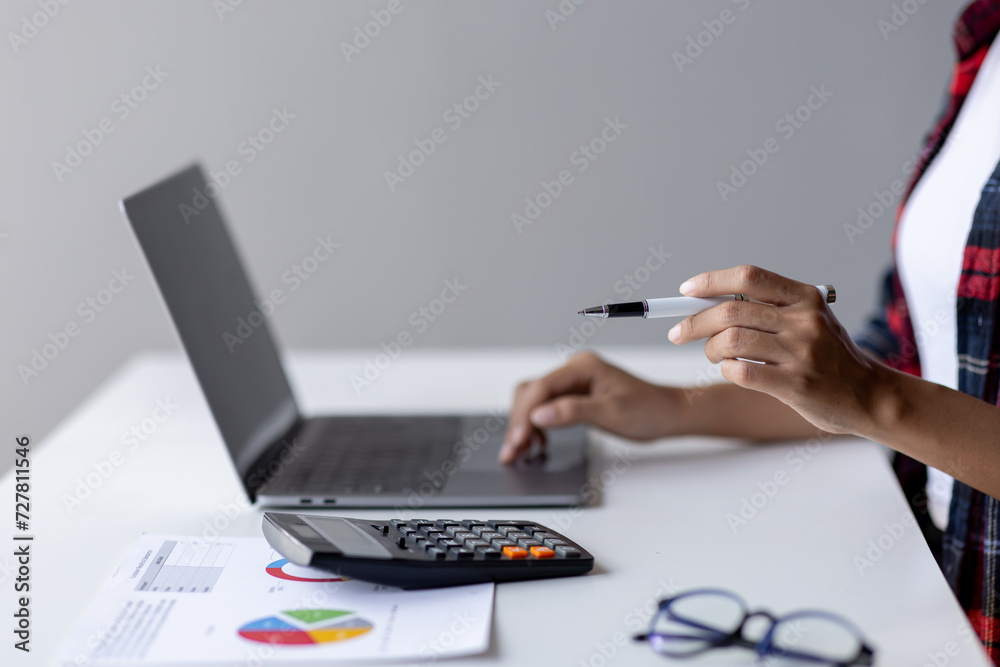 business hand use laptop to working about growth finance report of new startup project.
business hand use laptop to working about growth finance report of new startup project.