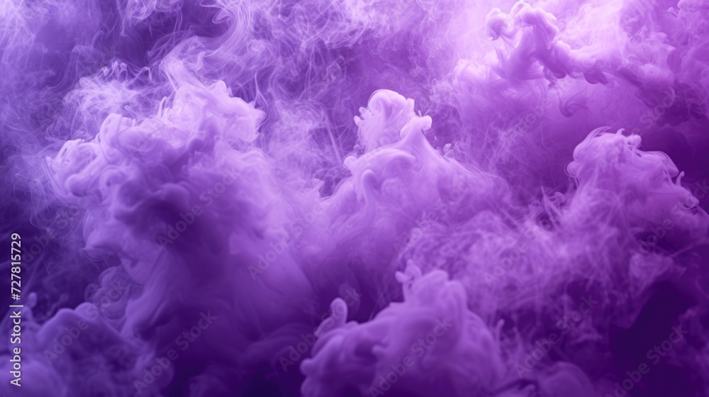 Fototapeta premium A close-up view of a smoke cloud. This image captures the intricate details and patterns within the smoke, creating a visually captivating scene.
