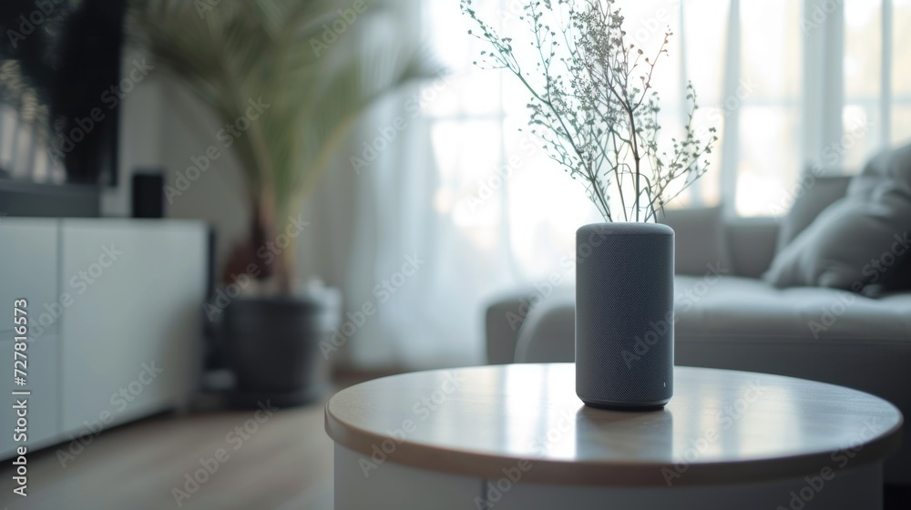 A vase filled with beautiful flowers placed on a table in a cozy living room. Perfect for adding a touch of nature to any interior design. A vase filled with beautiful flowers placed on a table in a cozy living room. Perfect for adding a touch of nature to any interior design.