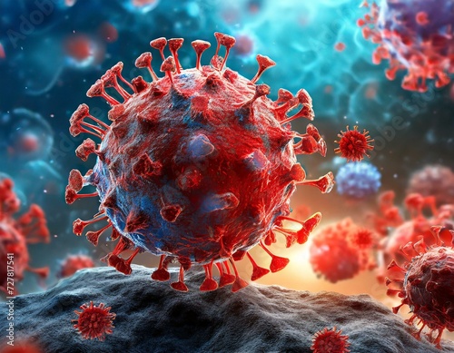 病原菌ウイルスのイメージ