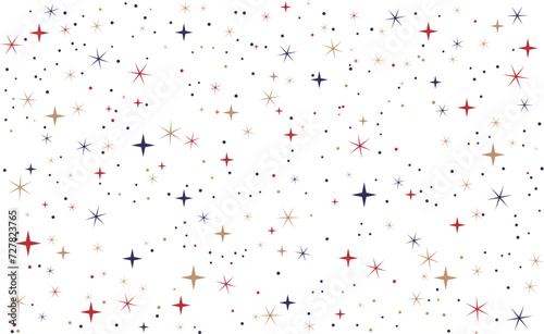 赤色と紺色と薄茶のキラキラの背景