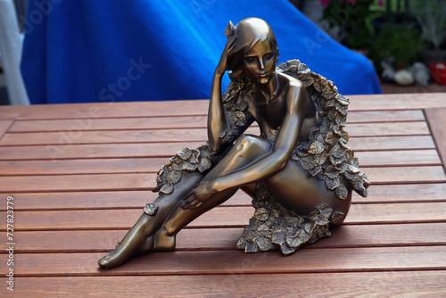 Bilde på lerret Frau, Statute, Göttin, Lorelei, Fee, Elfin