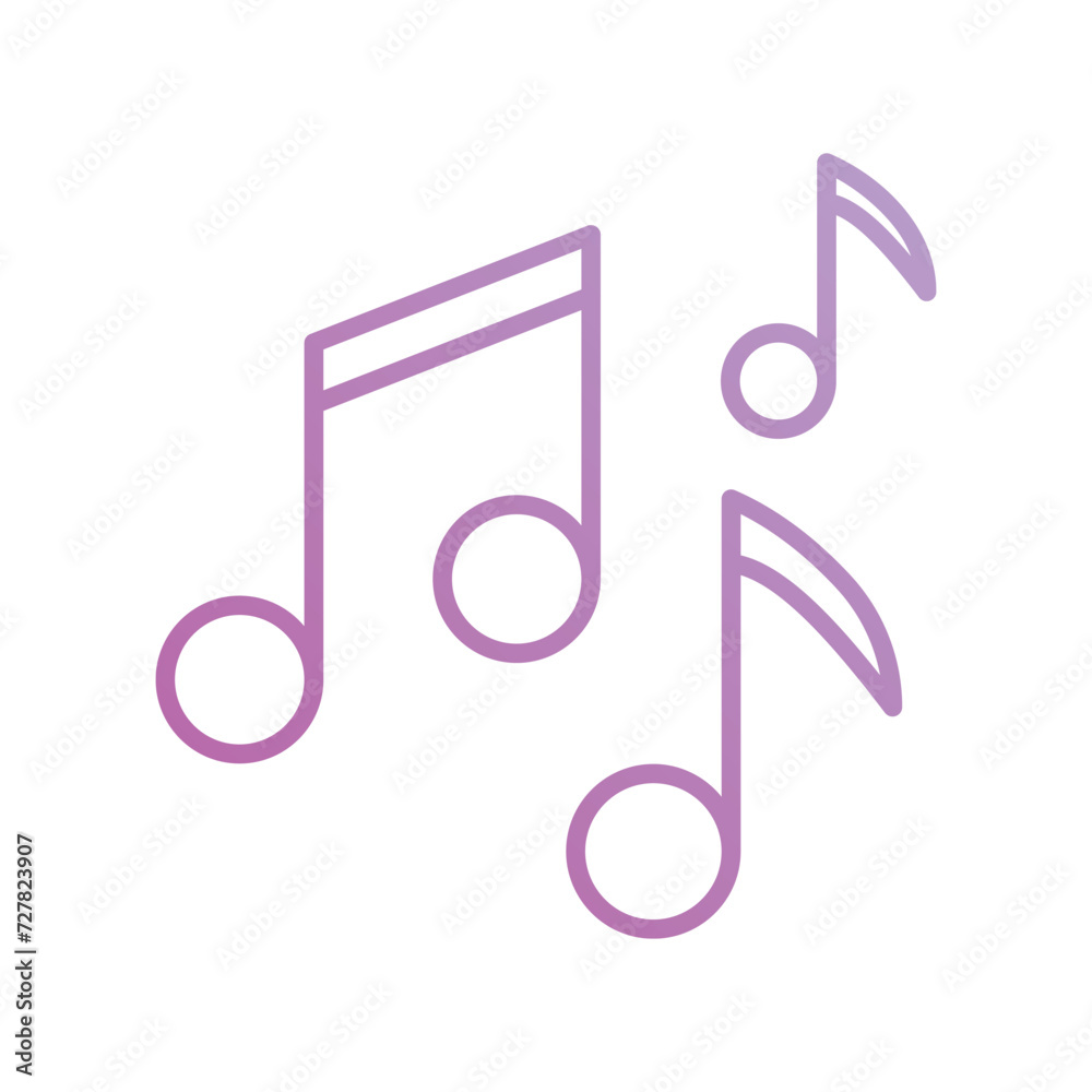 musical note icon with white background vector stock illustration musical note icon with white background vector stock illustration