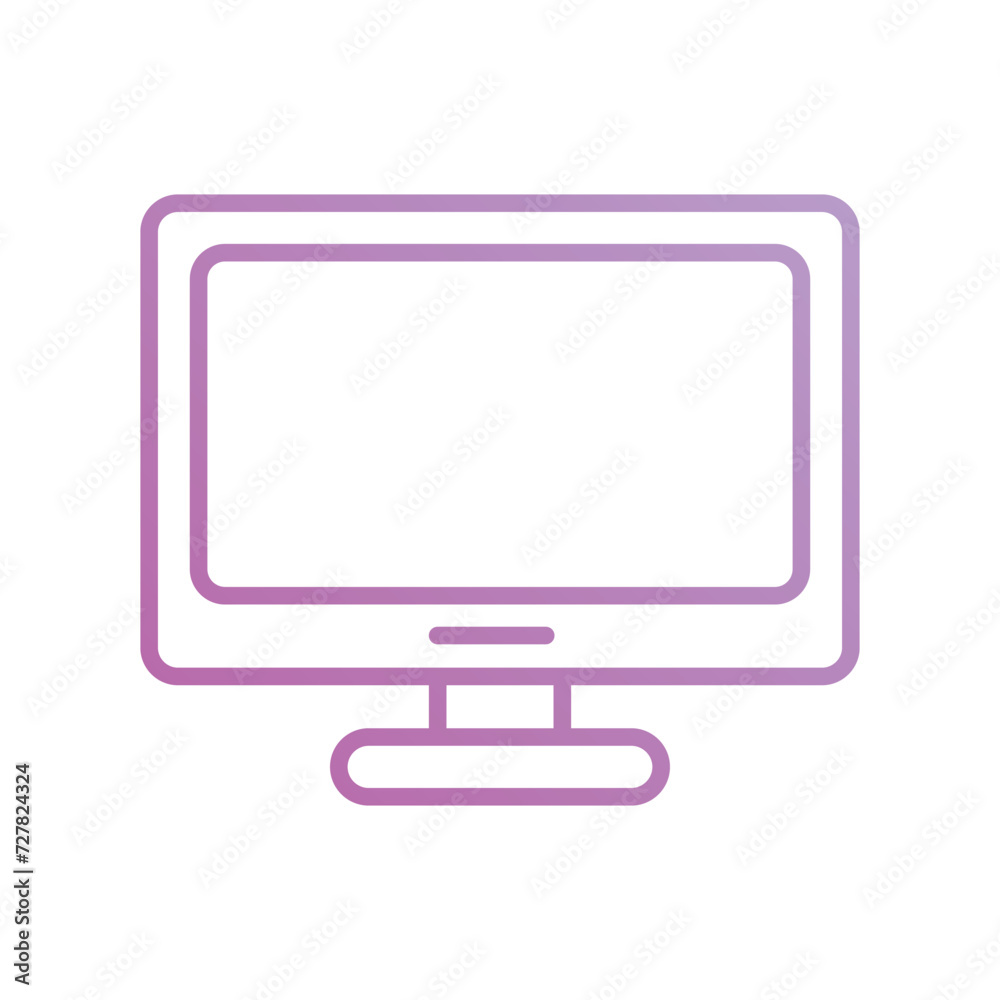 computer icon with white background vector stock illustration computer icon with white background vector stock illustration
