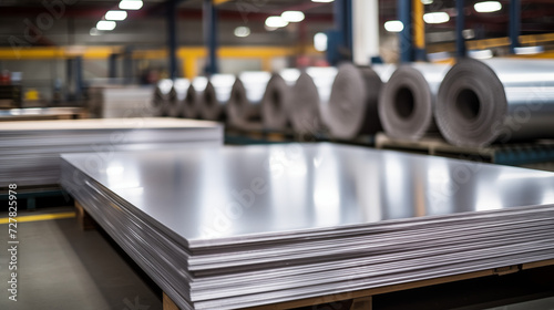 stainless steel sheets in factory