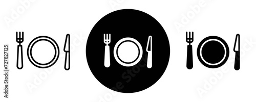 Canteen outline icon collection or set. Canteen  Thin vector line art