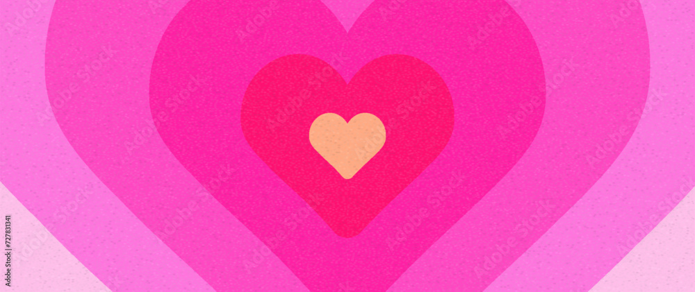 Happy Valentines Day banner from hearts, template for cover label poster celebration ads banner, love heart tunnel romantic background Happy Valentines Day banner from hearts, template for cover label poster celebration ads banner, love heart tunnel romantic background