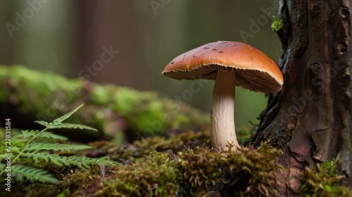 closeup mushroom background 