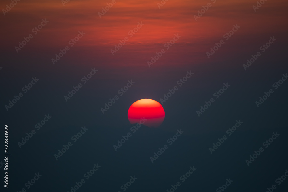 Beautiful sun and sky sunset background Beautiful sun and sky sunset background