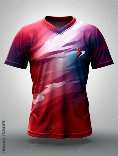 sports t-shirt design, jersey mockup for football club