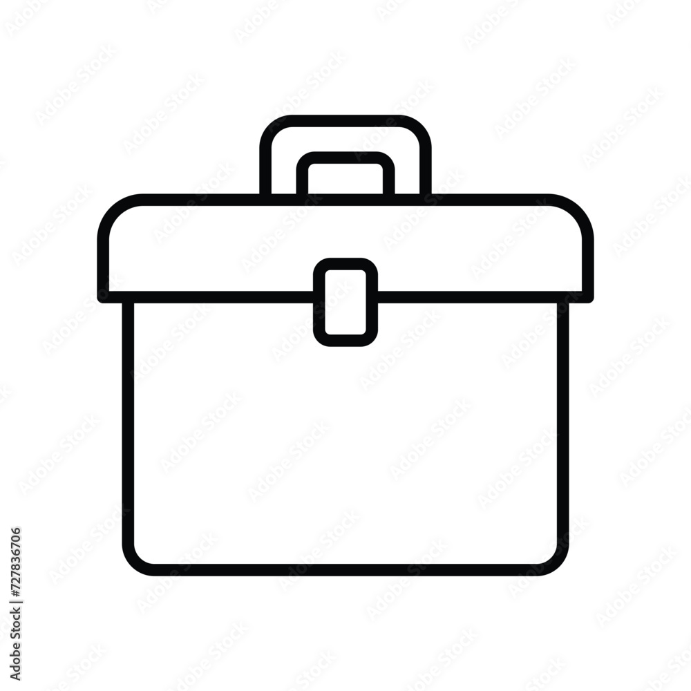 toolbox icon with white background vector stock illustration