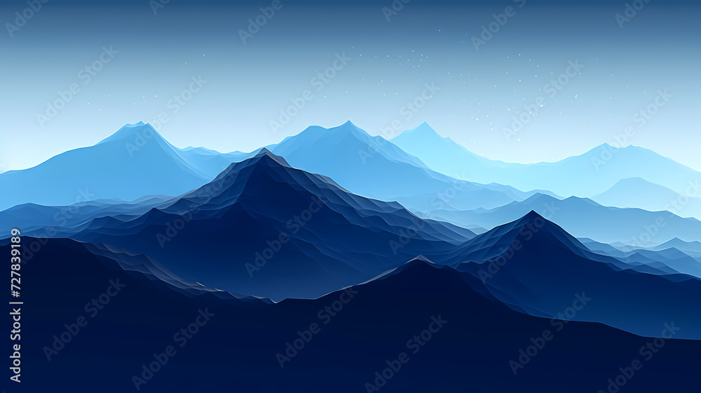 Majestic mountains, panoramic peaks PPT background Majestic mountains, panoramic peaks PPT background